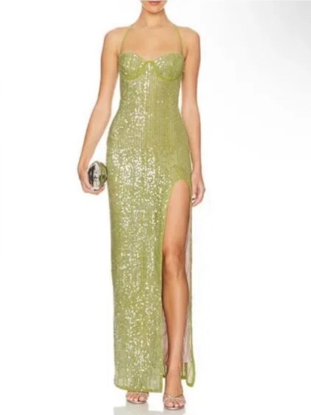REVOLVE Lime Sequin Maxi
Dress